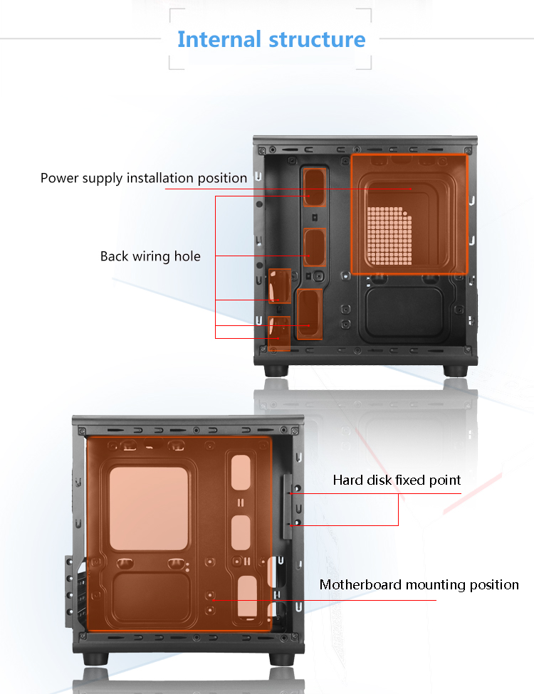 newest high quality atx cpu gaming gamer pc computer case mini case gaming pc 10