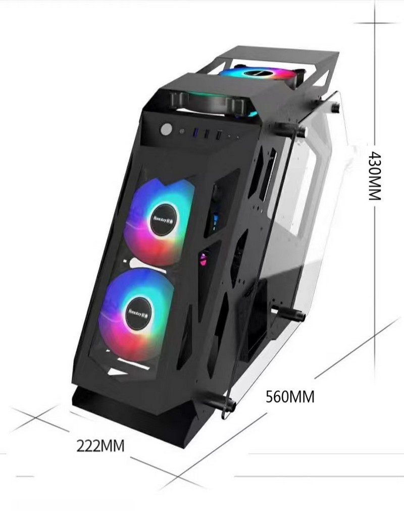 special shaped case atx gaming computer cases case cabinet ssd computer accessories 5